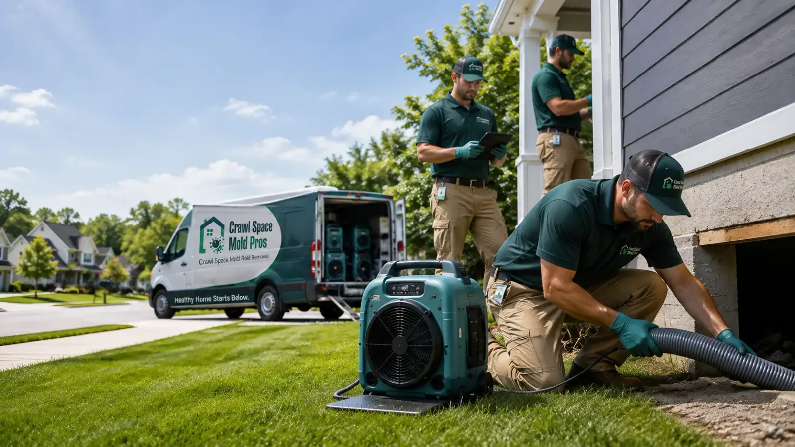 Crawl Space Mold Removal in Mercer, WI